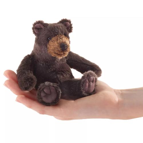 Folkmanis Fingerpuppe Mini sitzender Bär - Mini Bear - 8016
